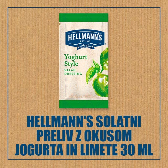 Naročite vzorec Hellmann's Solatnega preliva z okusom jogurta in limete Naročite vzorec Hellmann's Solatnega preliva z okusom jogurta in limete