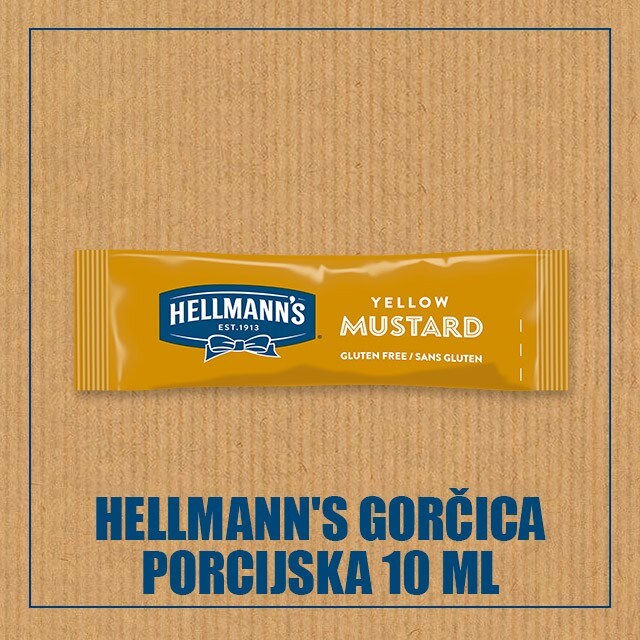 Naročite vzorec Hellmann's porcijske gorčice! Naročite vzorec Hellmann's porcijske gorčice!