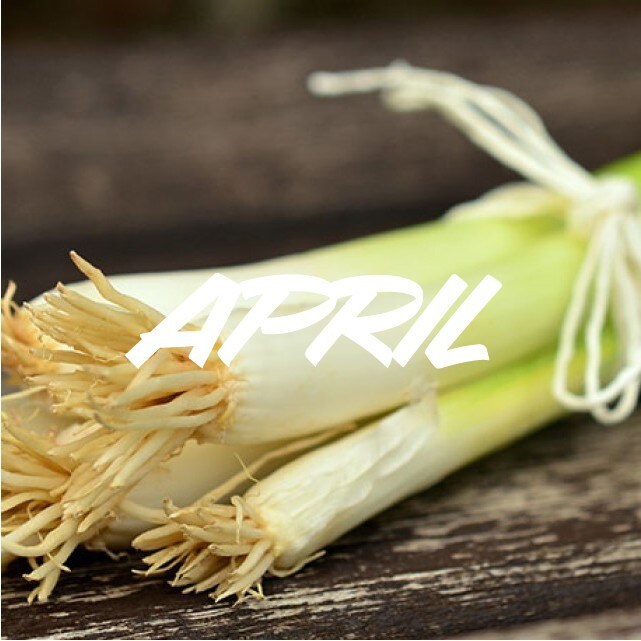 Sezonske sestavine v aprilu