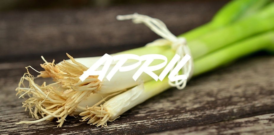 Sezonske sestavine v aprilu