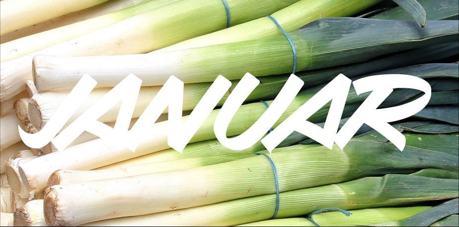 Sezonske sestavine v januarju