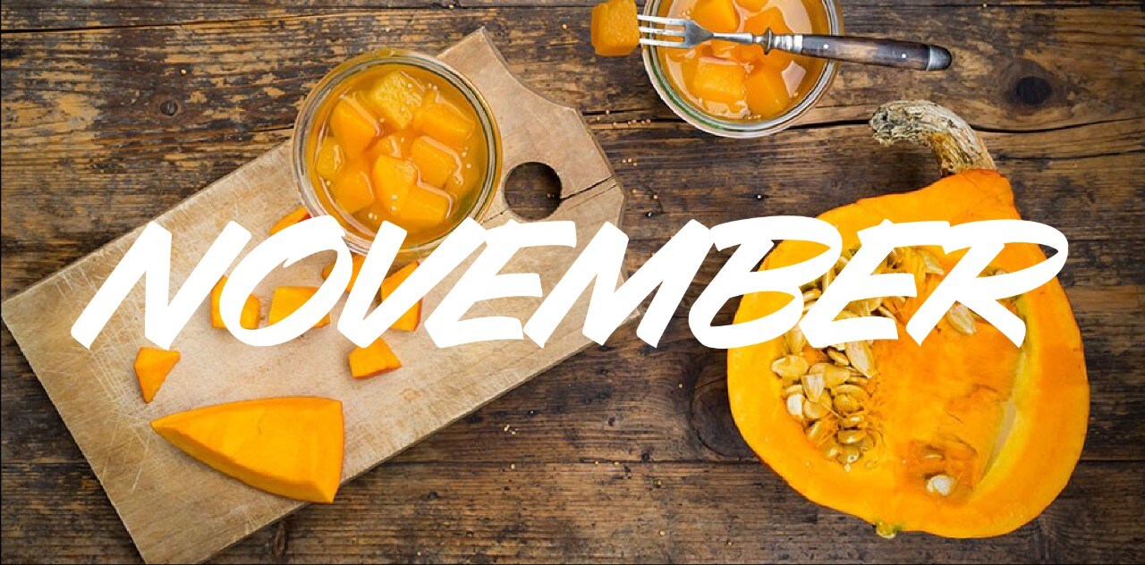 Sezonske sestavine v novembru