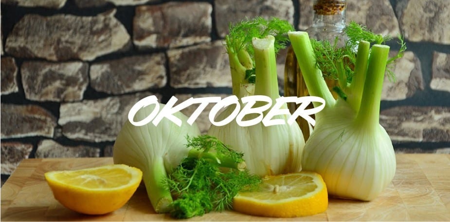 Sezonske sestavine v oktobru