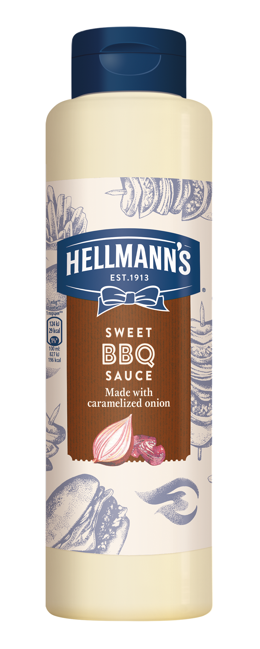Hellmann's BBQ Omaka za žar 792 ml