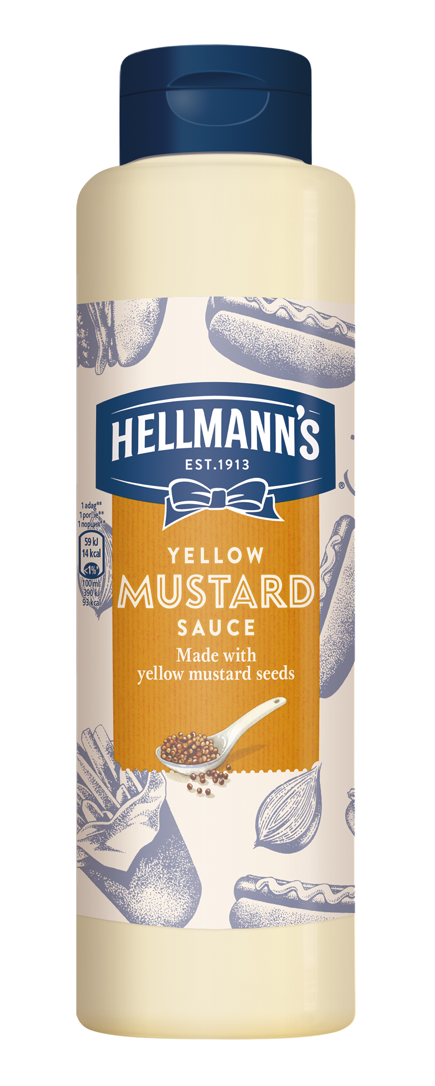 Hellmann's Gorčična omaka 850 ml - Svojim gostom pokažite kakovost