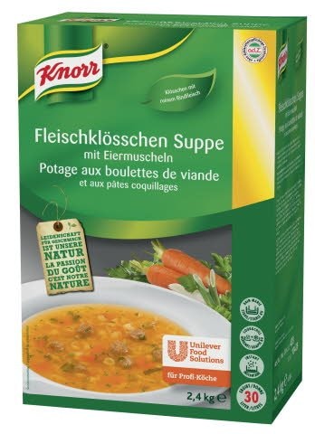 Knorr Juha z govejimi cmočki in testeninami 2,4 kg - 