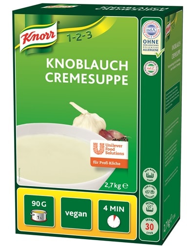 Knorr Česnova kremna juha 2,7 kg - 