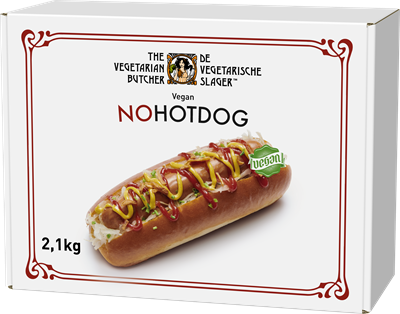 The Vegetarian Butcher NoHot Dog - Rastlinski hot dog 2,1 kg - Izdelki na osnovi rastlinskih beljakovin, okus in tekstura mesa