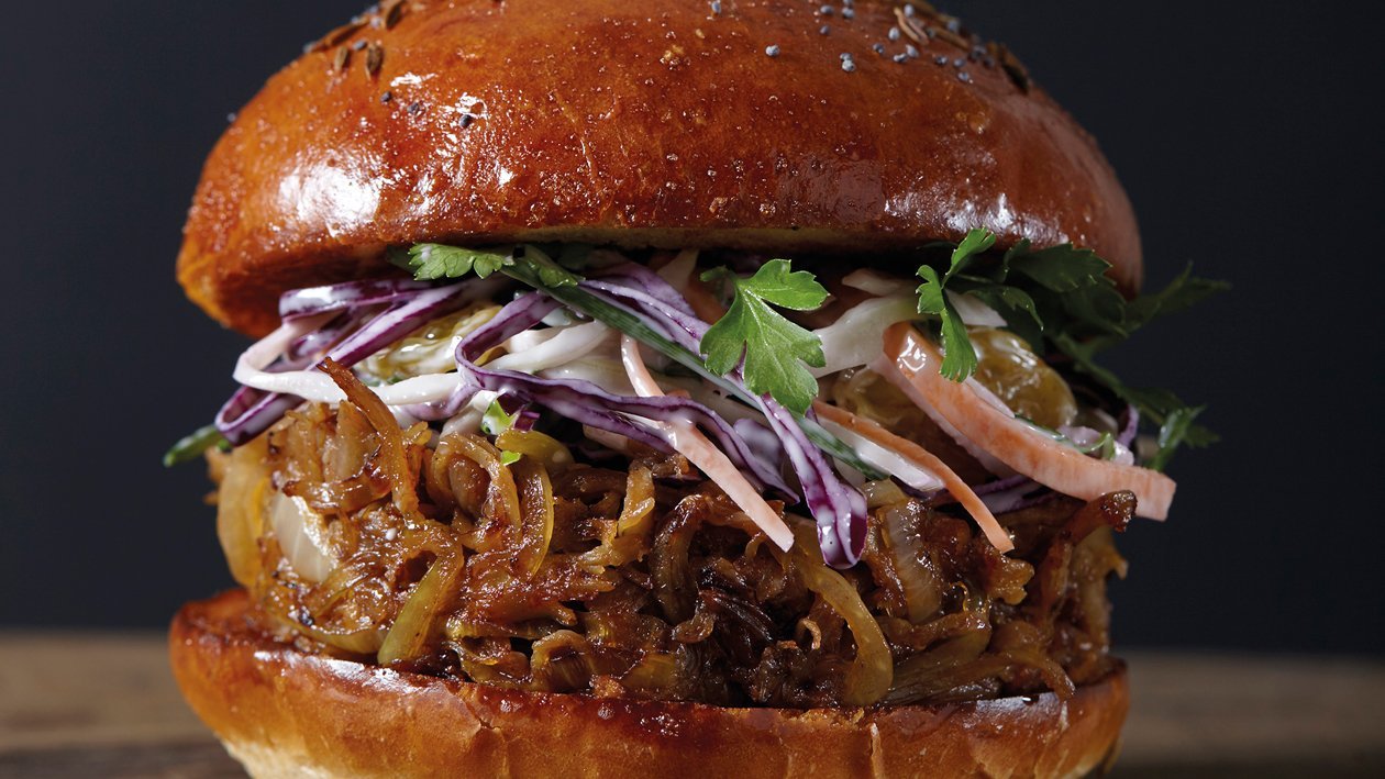 Pulled pork Burger – - Recept