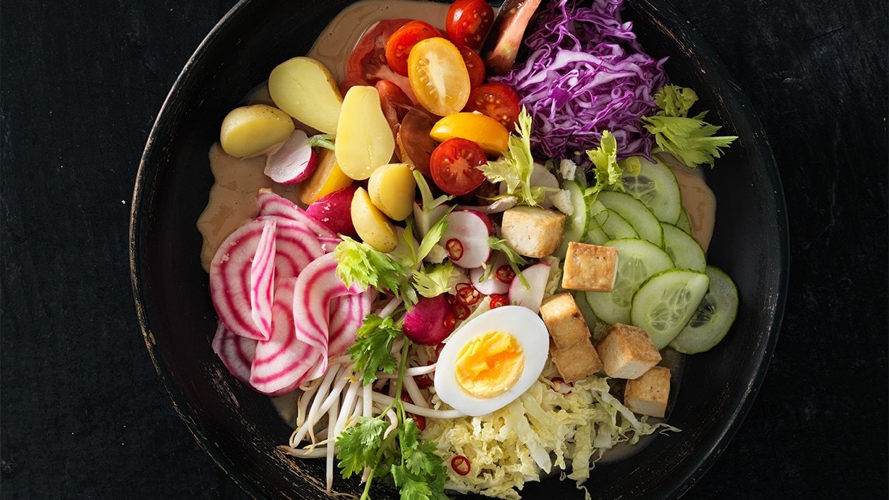 Gado Gado Buddha skleda – - Recept