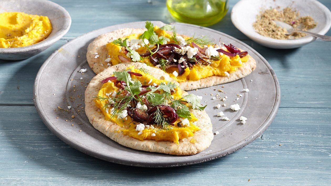 Bučni humus, Za'tar in čebula – - Recept Bučni humus, Za'tar in čebula – - Recept
